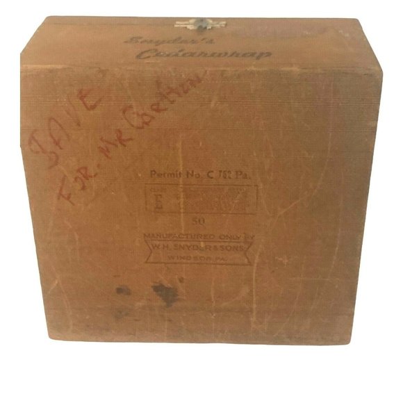 Vintage Snyder's Havana Cigar Box IMPORTED HAVANNA - Picture 9 of 10